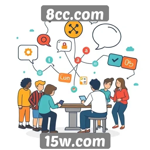 Análise do crescimento da comunidade no 8cc.com