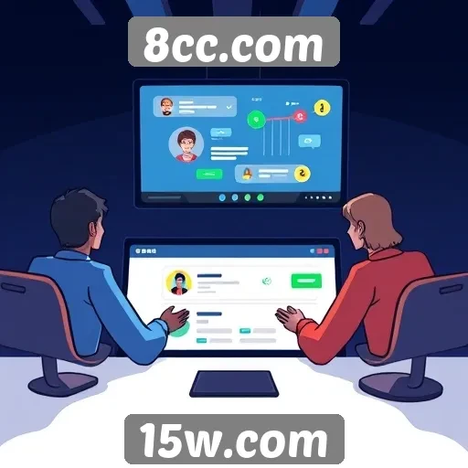 Novos recursos de interação no 8cc.com